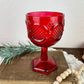 Vintage Red Goblet