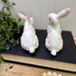 Vintage Lefton Porcelain Bunny Set