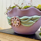 Handmade Upcycled Purple Egg Nest