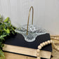 Vintage Avon Pressed Glass Trinket Basket