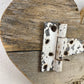 Handmade Barn Wood Heart with Rustic Hinges- E