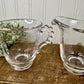 Vintage Imperial Glass Candlewick Creamer and Sugar Set