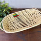 Vintage Woven Straw Catchall Basket