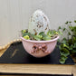 Handmade Upcycled Pink Egg Nest