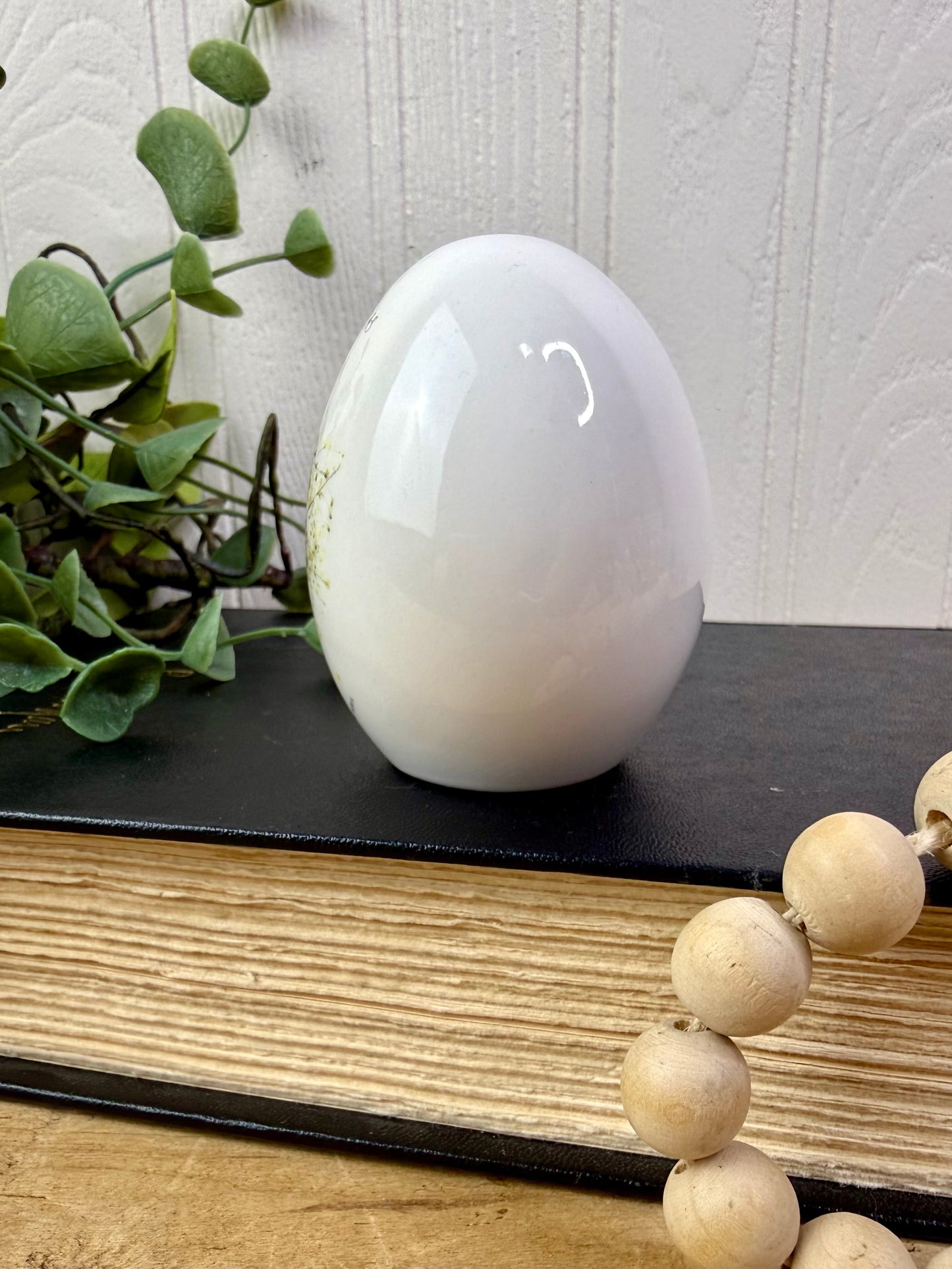 Vintage Holly Hobbie Porcelain Egg