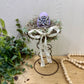 Handmade Rustic Bed Spring Nest with Light Purple Egg