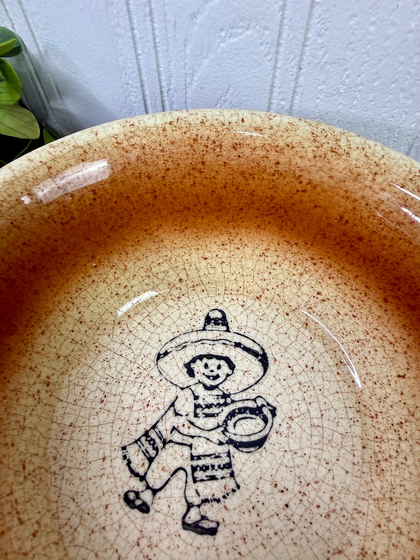 Vintage Mid-Century Oven Proof Stoneware Bowl-B