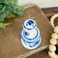 Vintage Hand Painted Delft Porcelain Figurine from Pella, Iowa