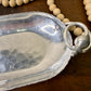 Vintage Hammered B.W. Buenilum Aluminum Serving Tray