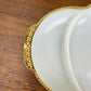 Vintage Fire King Milk Glass Divided Relish Dish