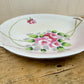 Antique Nippon Porcelain Plate with Hand Painted Florals