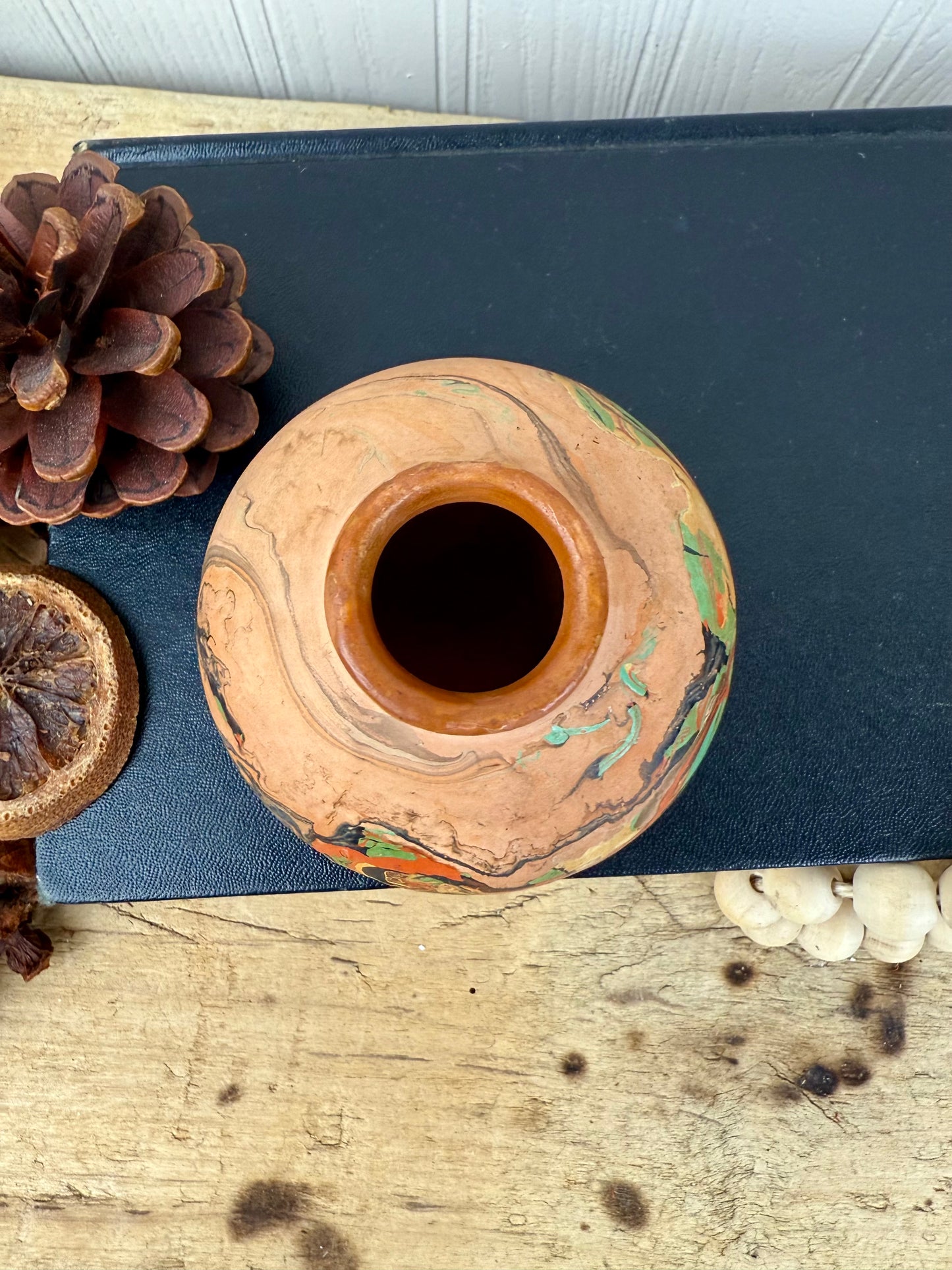 Vintage Nemadji Pottery Mini Vase