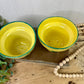 Vintage Hand Painted Italian Majolica Pottery Planter Set