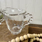Vintage Imperial Glass Candlewick Creamer and Sugar Set