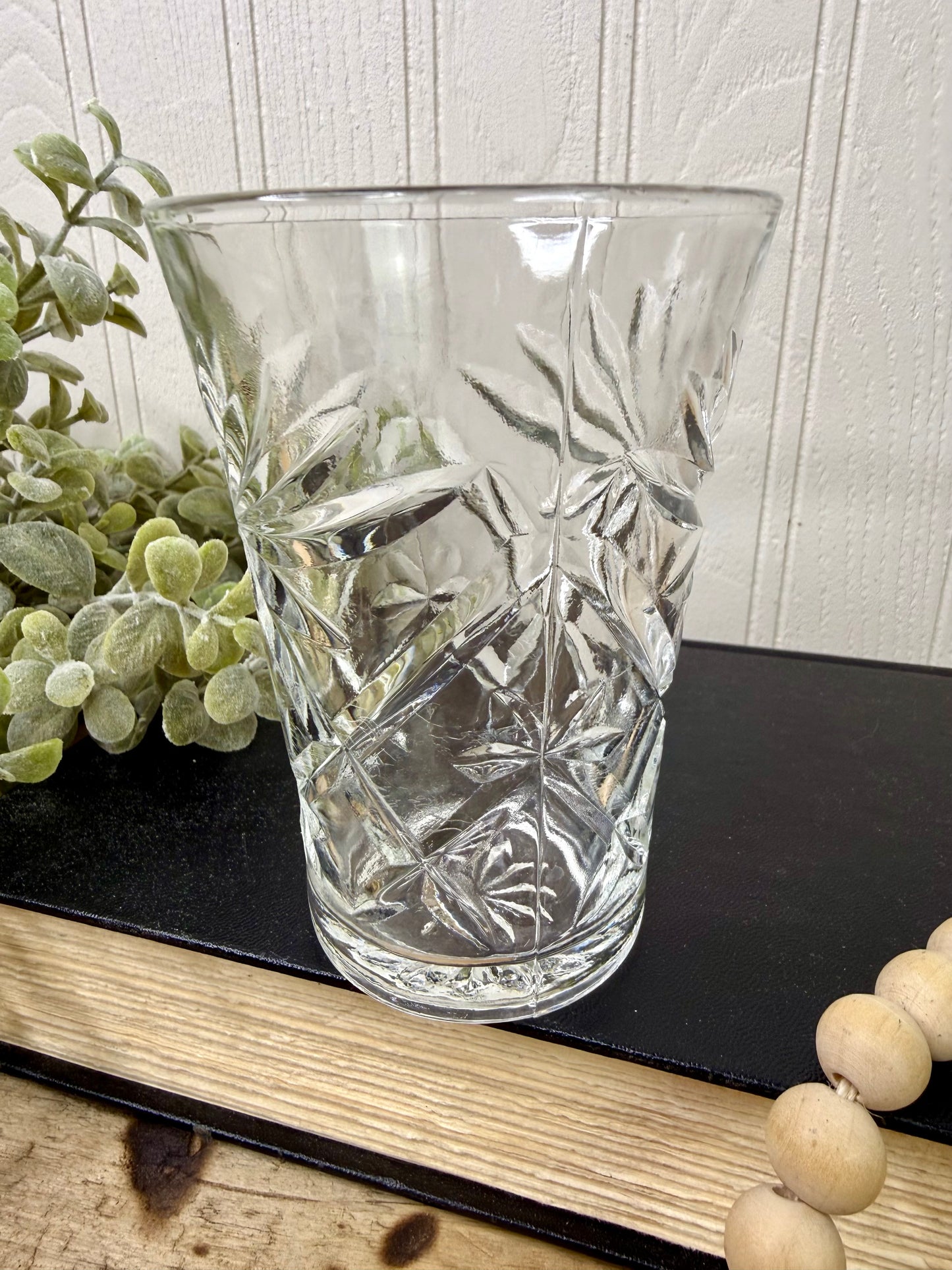 Vintage Anchor Hocking Prescut Juice Glass