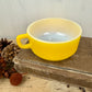 Vintage Anchor Hocking Fire-King Yellow Soup Mug