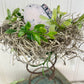 Handmade Rustic Bed Spring Nest with Pink Egg