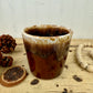 Vintage Kathy Kale Brown Drip Glaze Coffee Mug