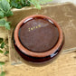 Vintage Japanese Moriage Redware Hand Painted Bowl