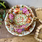 Vintage Norcrest Hand Painted Fine China Teacup & Saucer