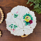Vintage Hand Painted Japanese Porcelain Leaf Plate