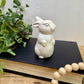 Vintage Handmade Ceramic Bunny Figurine
