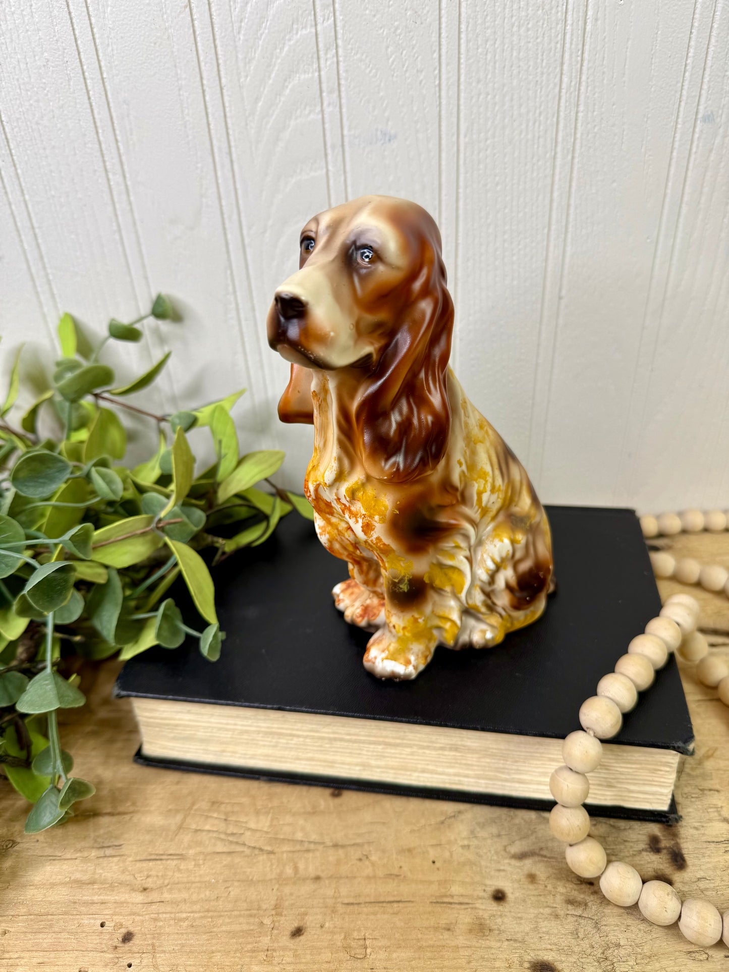Vintage Ceramic Cocker Spaniel Figurine