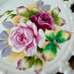 Vintage Hand Painted Lefton China Plate with Cutout Details