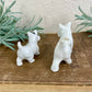 Vintage Porcelain Miniature Scottie Dog Set