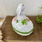 Vintage Avon Bunny Ceramic Trinket Box