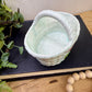 Vintage Handmade Ceramic Basket Figurine