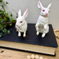 Vintage Lefton Porcelain Bunny Set