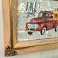 Handmade Fall Truck Framed Wall Art