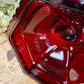 Vintage Avon Cape Cod Ruby Red Glass Hurricane Lamp Base