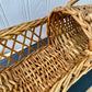 Vintage Wicker Wine Bottle Cradle