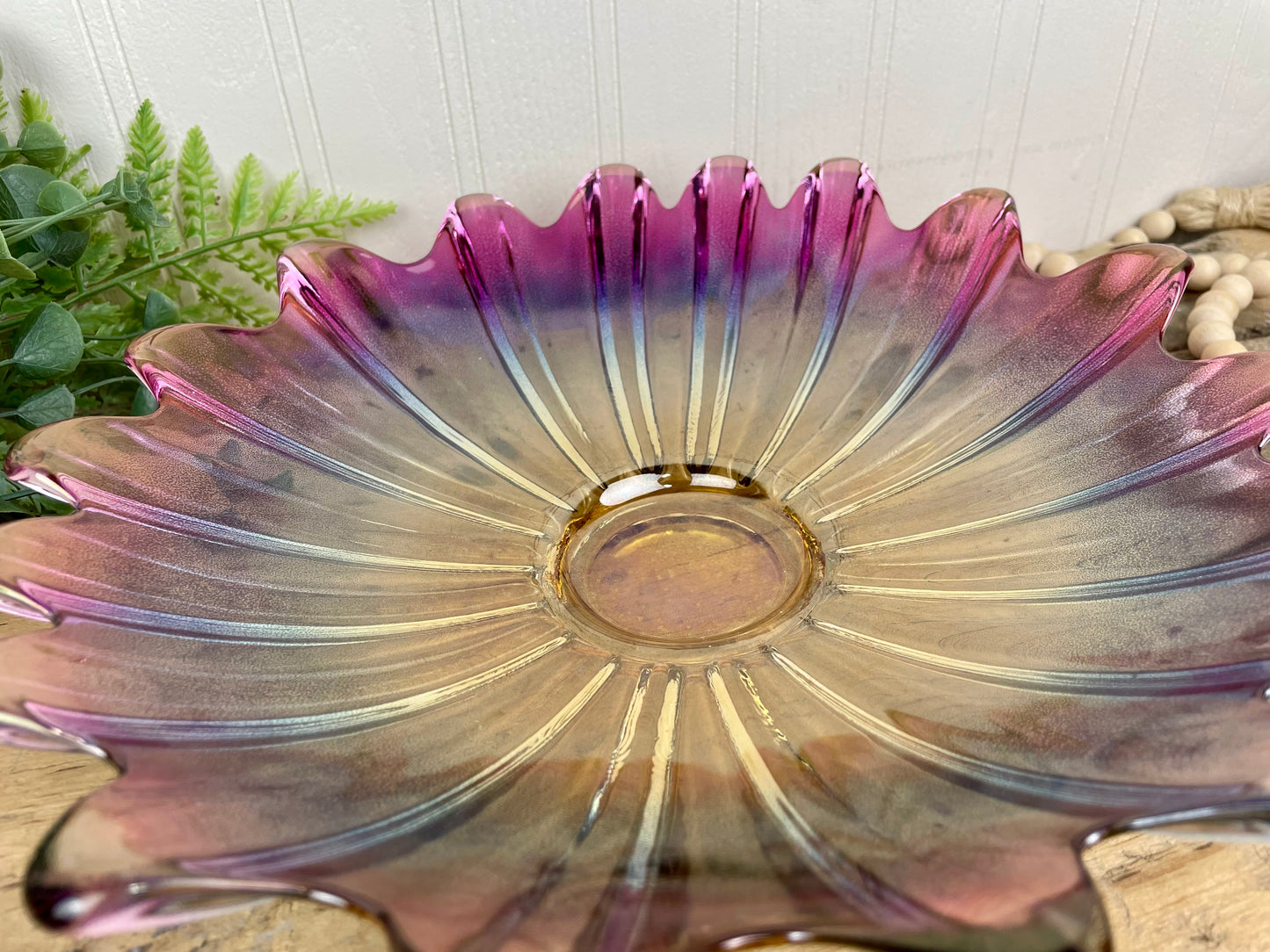 Vintage Federal Glass Celestial Gem Bowl