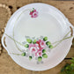 Antique Nippon Porcelain Plate with Hand Painted Florals