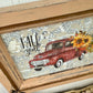 Handmade Fall Truck Framed Wall Art