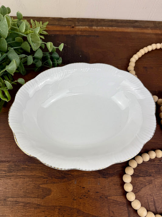 Vintage Queen's Fine Bone China Oval Serving Bowl