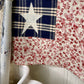 Handmade Spindle Flag with Floral Pattern