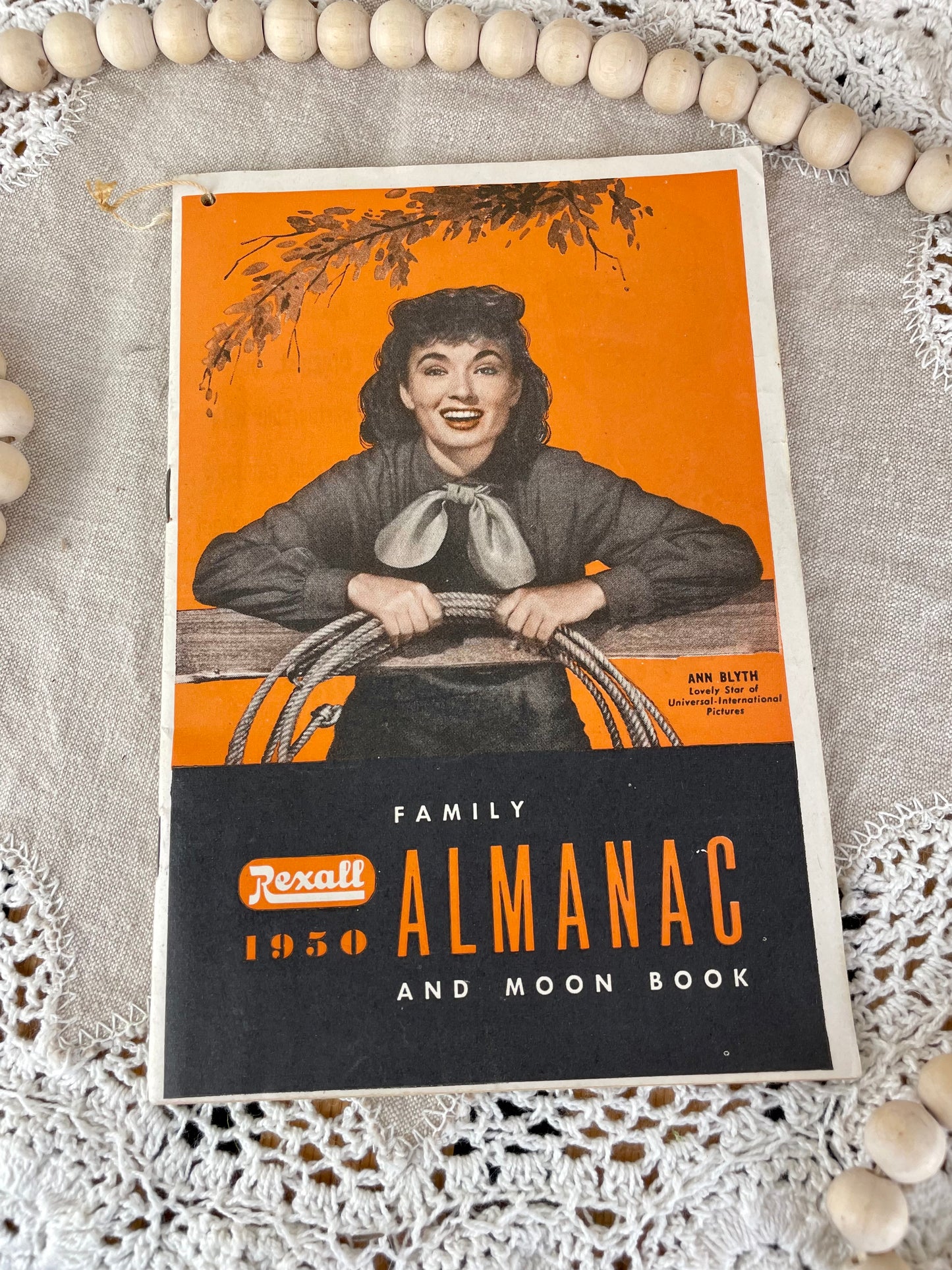 Vintage 1950’s Paper Family Almanac