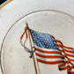 Vintage Flag Souvenir Plate