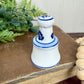 Vintage Hand Painted Delft Porcelain Figurine from Pella, Iowa