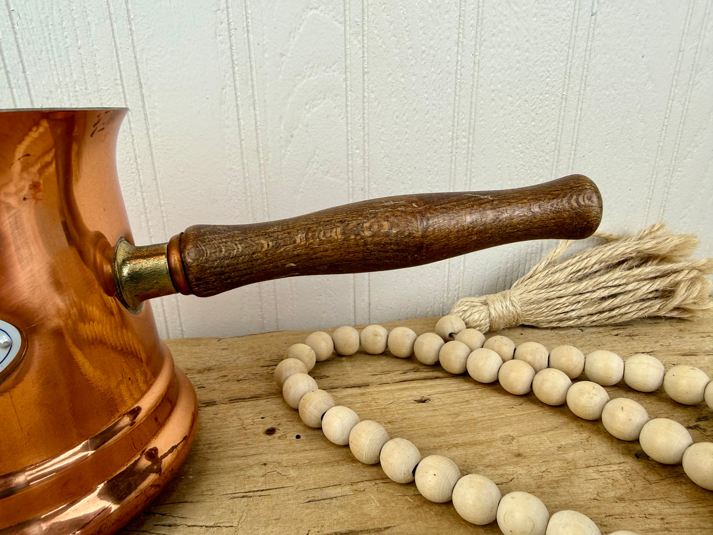 Vintage Le Saucier Copper Pot by Telaflora