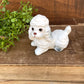 Vintage Porcelain Poodle Figurine