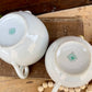 Vintage Nippon Hand Painted Porcelain Creamer & Sugar Dish Set