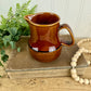 Vintage Brown Stoneware Creamer