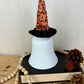 Handmade Light Shade Ghost with Orange Hat