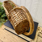 Vintage Wicker Wine Bottle Cradle