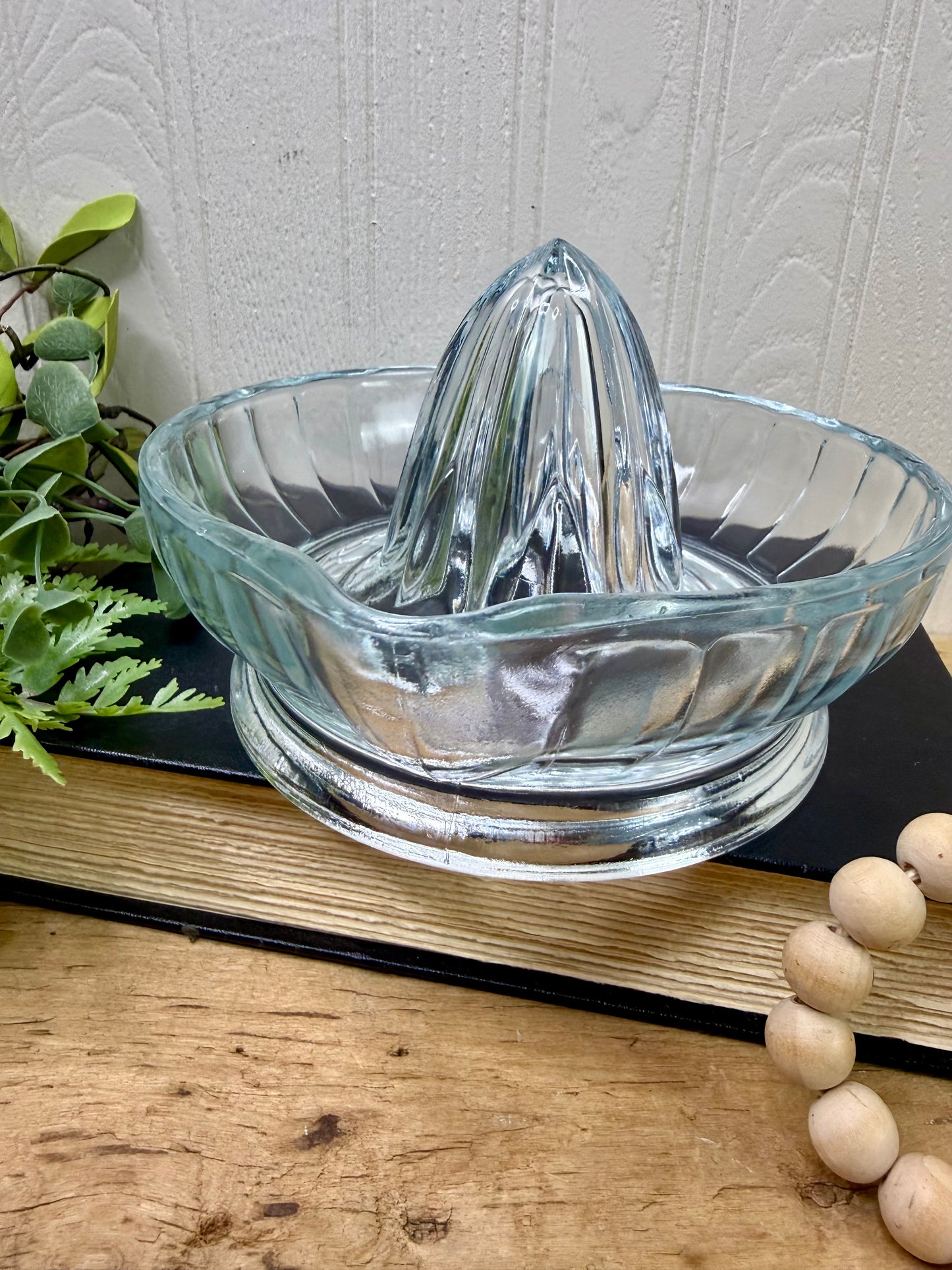 Vintage Solid Glass Citrus Juicer
